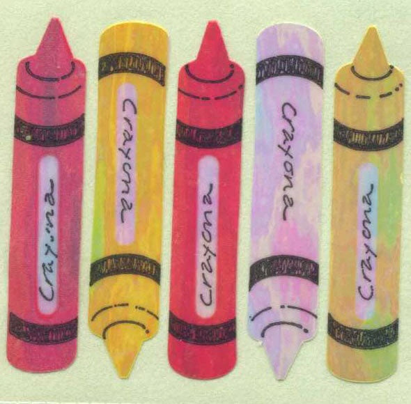 Pearlie Crayons Mini Stickers - From the Roll
