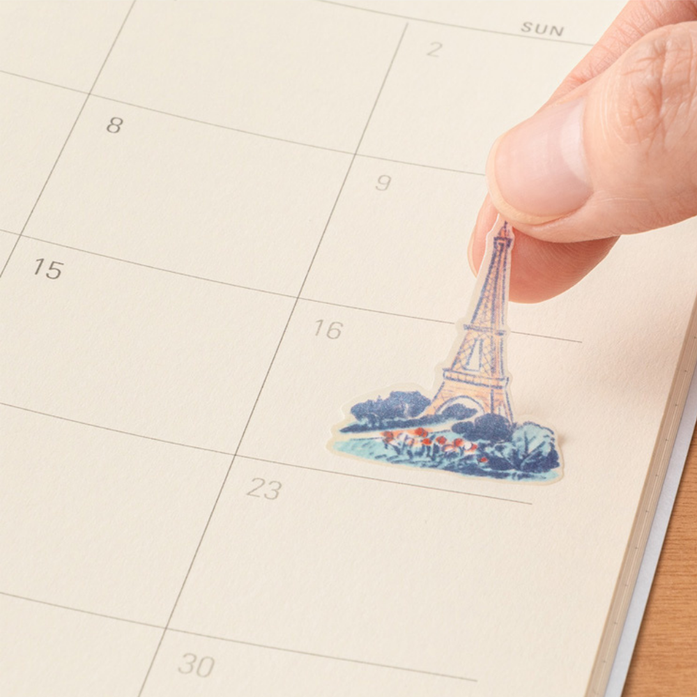 Midori Country Motif Stickers France