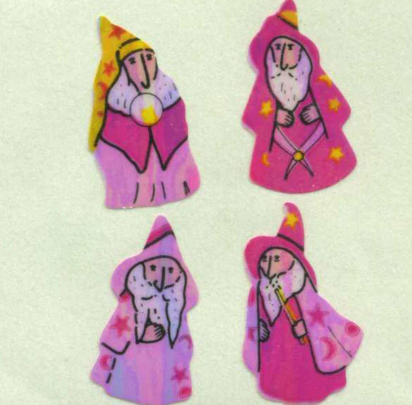 Pearlie Pink Wizards Sticker Sheet - From the Roll