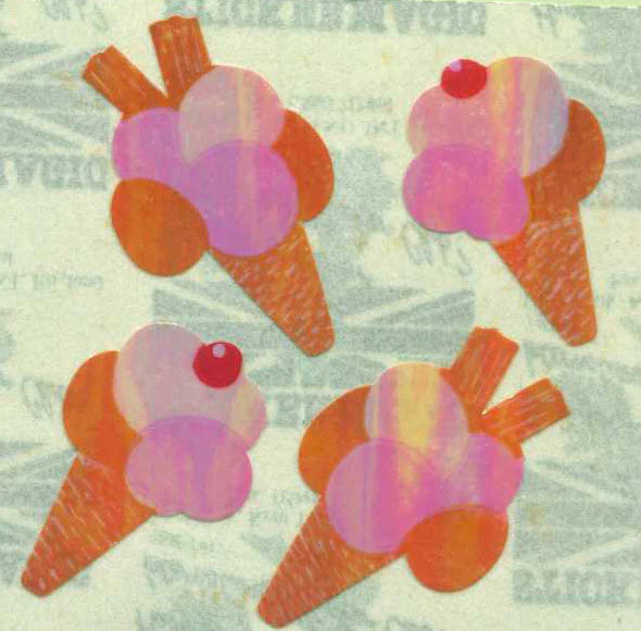 Pearlie Ice Cream Sticker Sheet - From the Roll