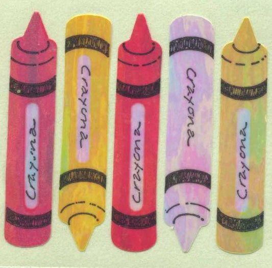 Pearlie Crayons Mini Stickers - From the Roll