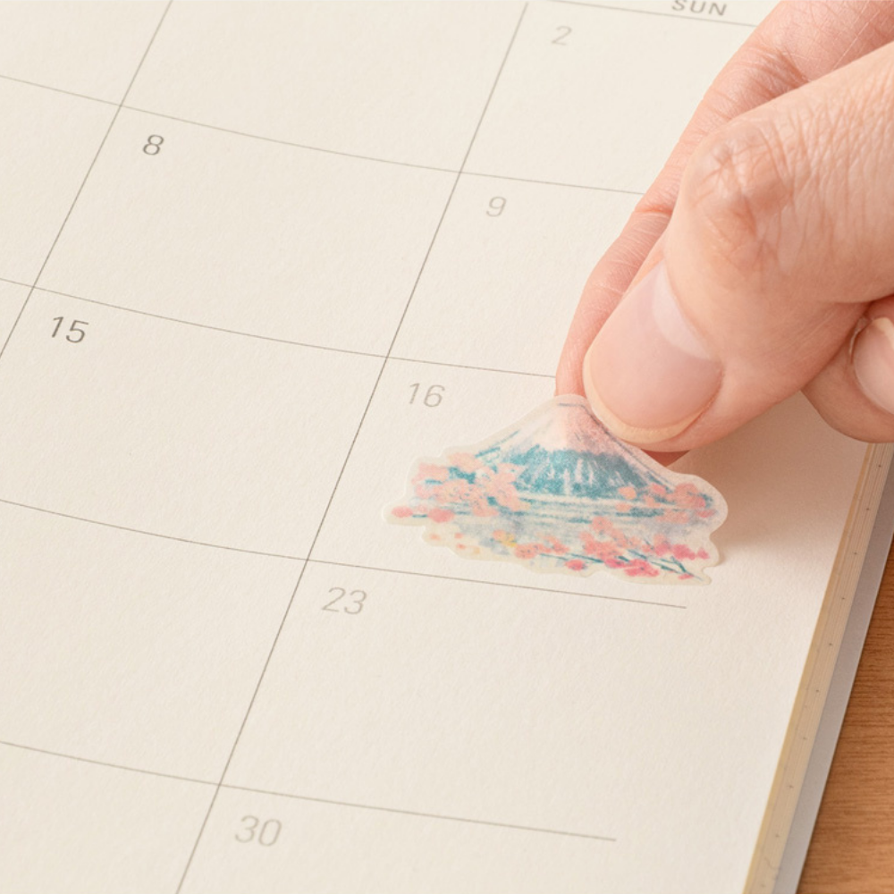 Midori Country Motif Stickers Japan