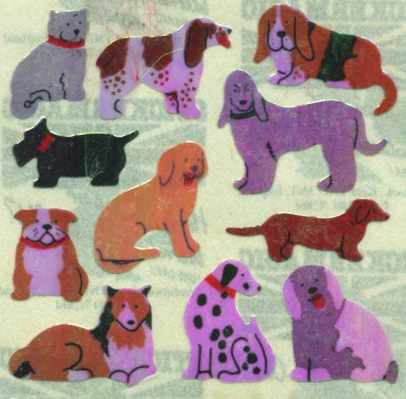Pearlie Micro Dogs Stickers - From the Roll