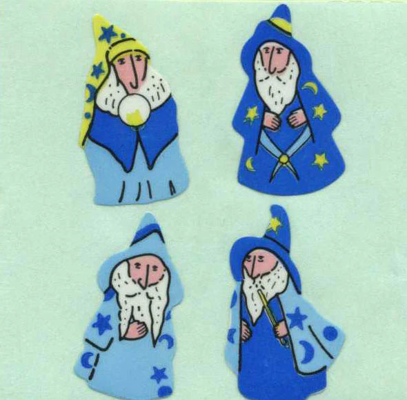 Blue Wizards Sticker Sheet - From the Roll