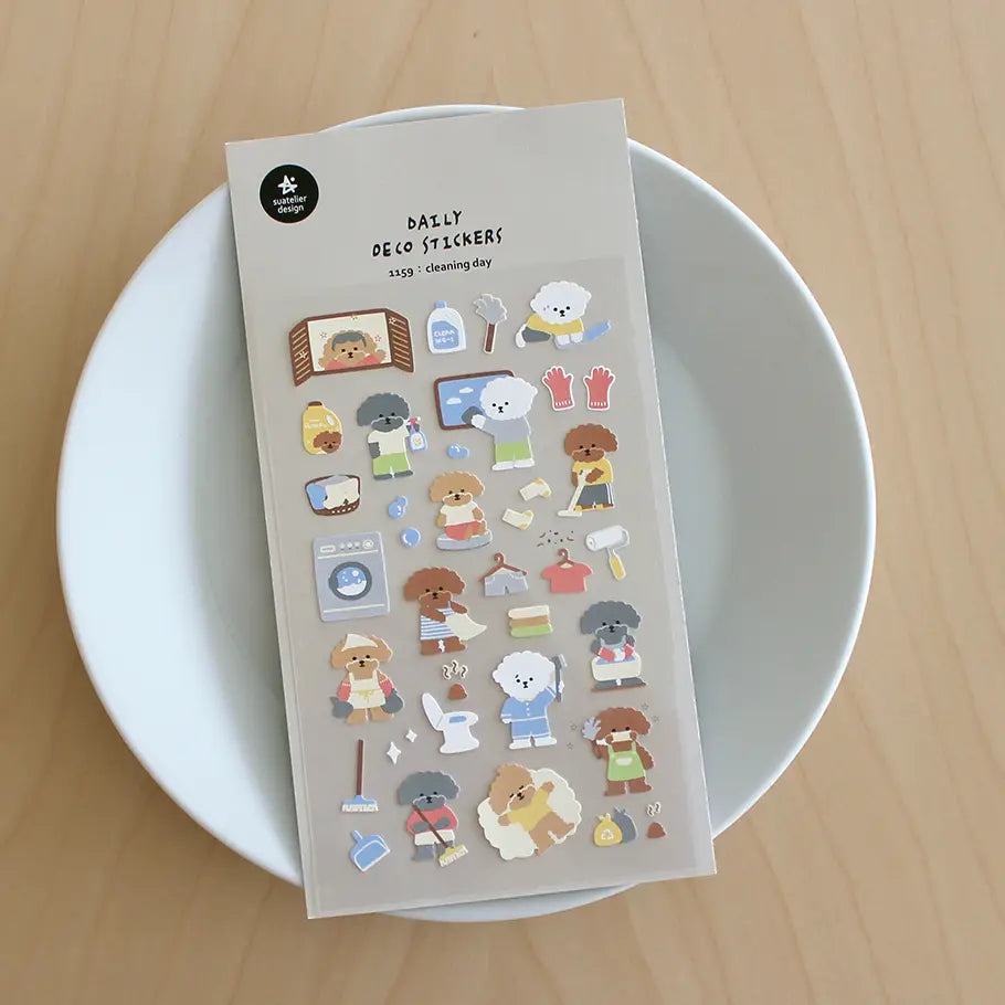 1159: Cleaning Day - Sticker Sheet