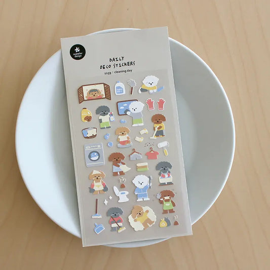 1159: Cleaning Day - Sticker Sheet
