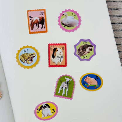 Animal Washi Flake Stickers