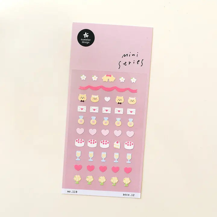 119: Deco.12 Wedding - Mini Sticker Sheet