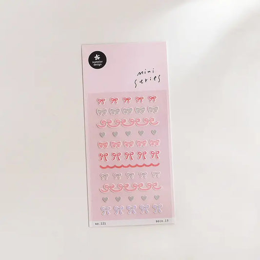 121: Deco.13 Bows - Mini Sticker Sheet