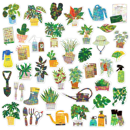 Green Market Gardening - Small Box of Flake Stickers