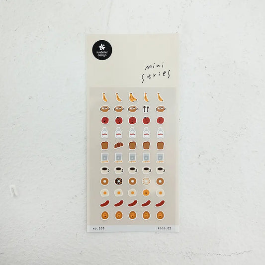 103: Food.02 Breakfast - Mini Sticker Sheet