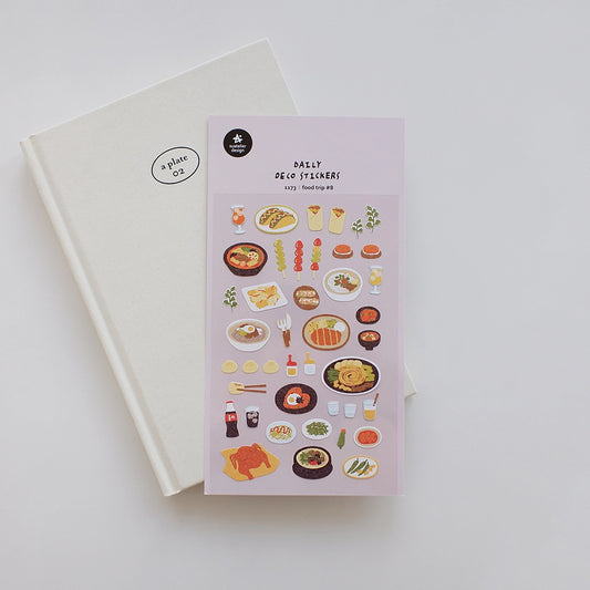 1173: Food Trip #8 - Sticker Sheet