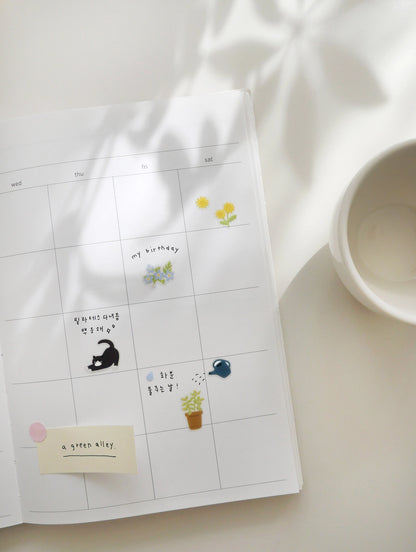 1163: A Green Alley - Sticker Sheet