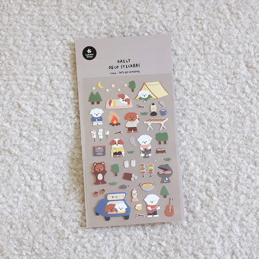 1144: Let's Go Camping - Sticker Sheet