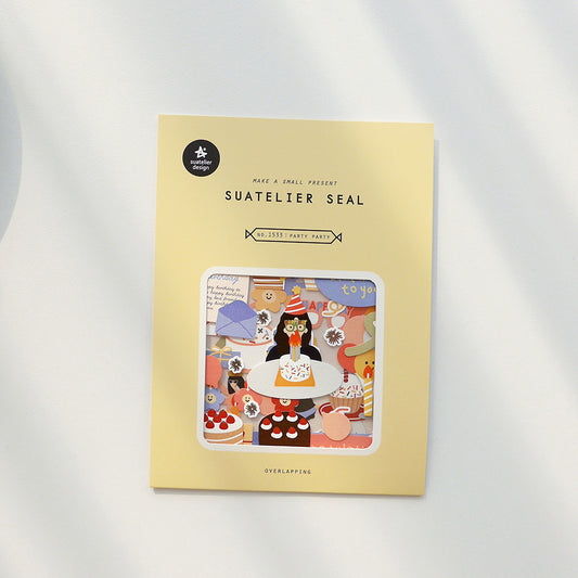 1533: Party Party - Flake Stickers