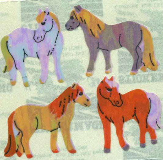Pearlie Dartmoor Ponies Sticker Sheet - From the Roll