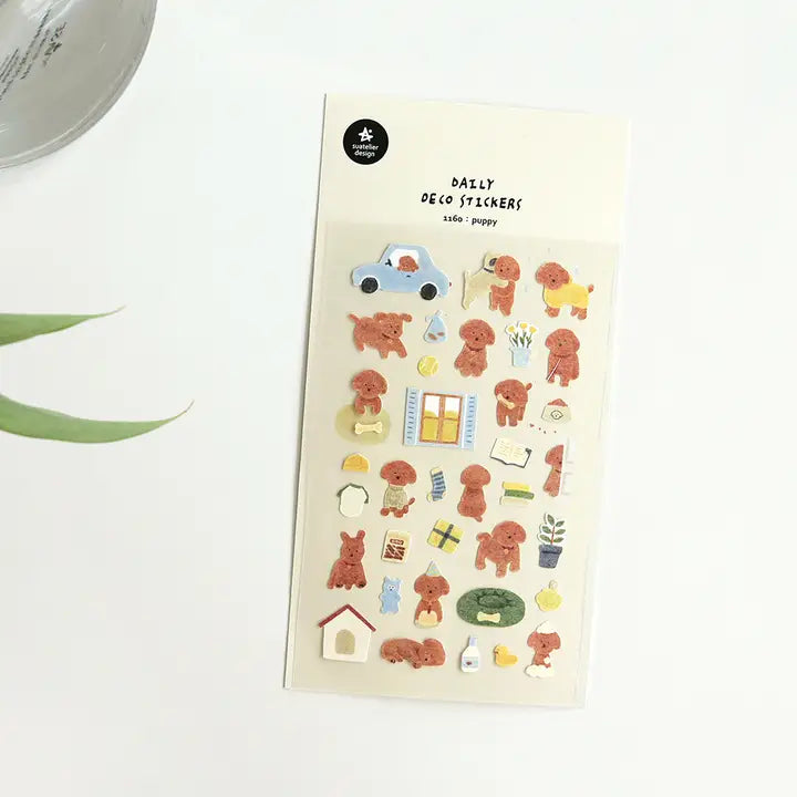 1160: Puppy - Sticker Sheet