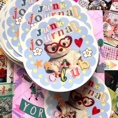 Junk Journal Club Vinyl Sticker