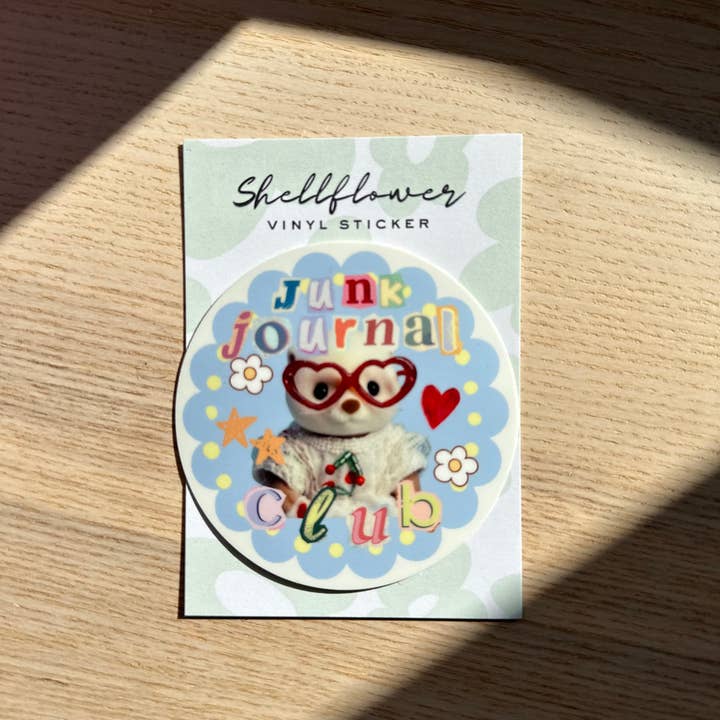 Junk Journal Club Vinyl Sticker