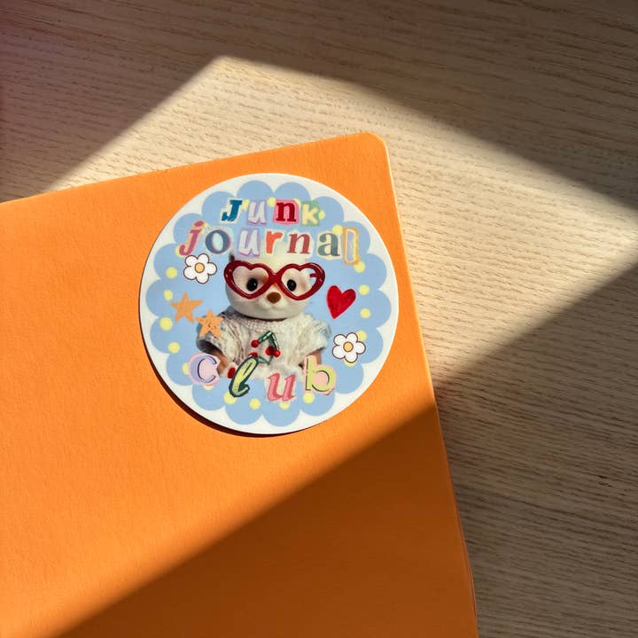 Junk Journal Club Vinyl Sticker