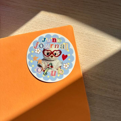 Junk Journal Club Vinyl Sticker