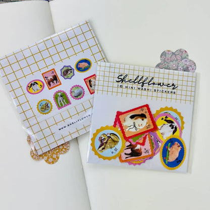 Animal Washi Flake Stickers