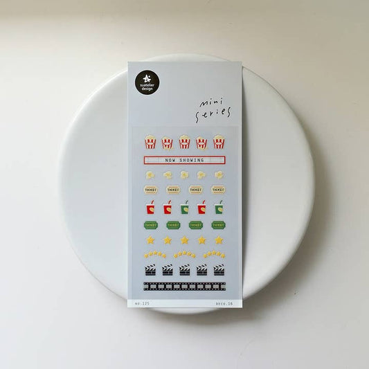 125: Deco.16 Movie Review - Mini Sticker Sheet