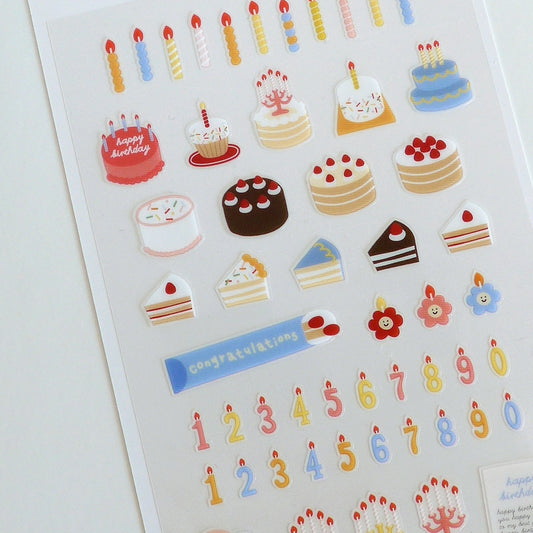 1113: Cake Is Here! - Sticker Sheet