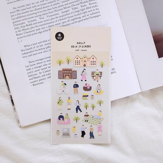 1168: Campus - Sticker Sheet