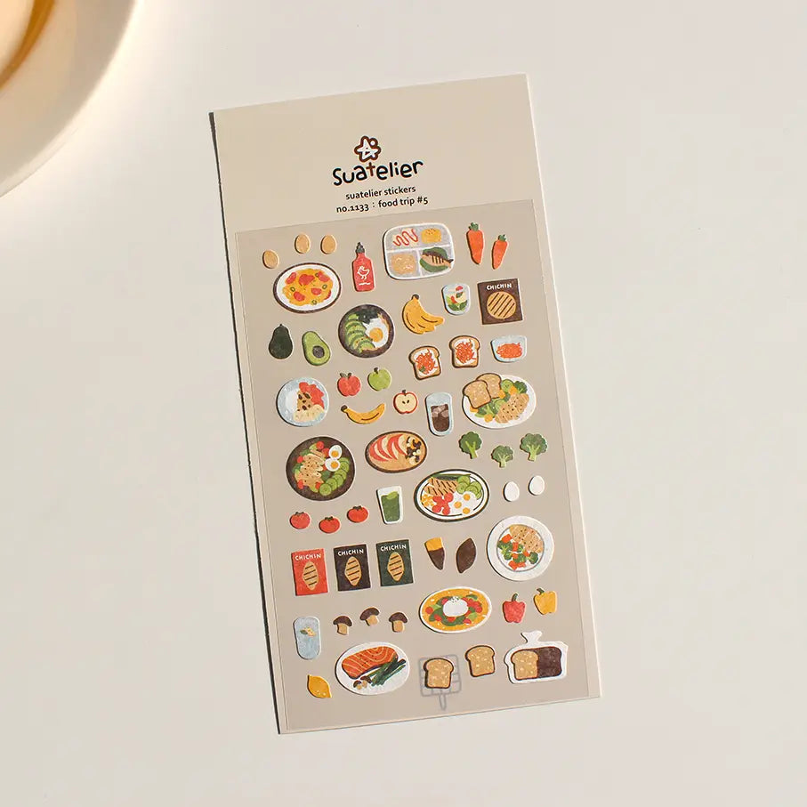1133: Food Trip #5 - Sticker Sheet
