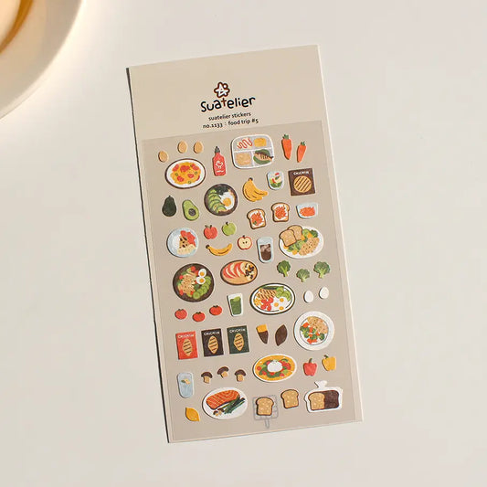 1133: Food Trip #5 - Sticker Sheet