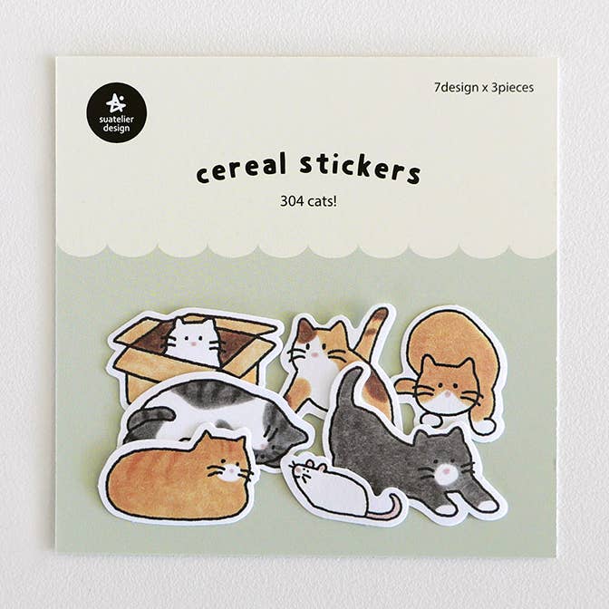 304: Cats! - Flake Stickers